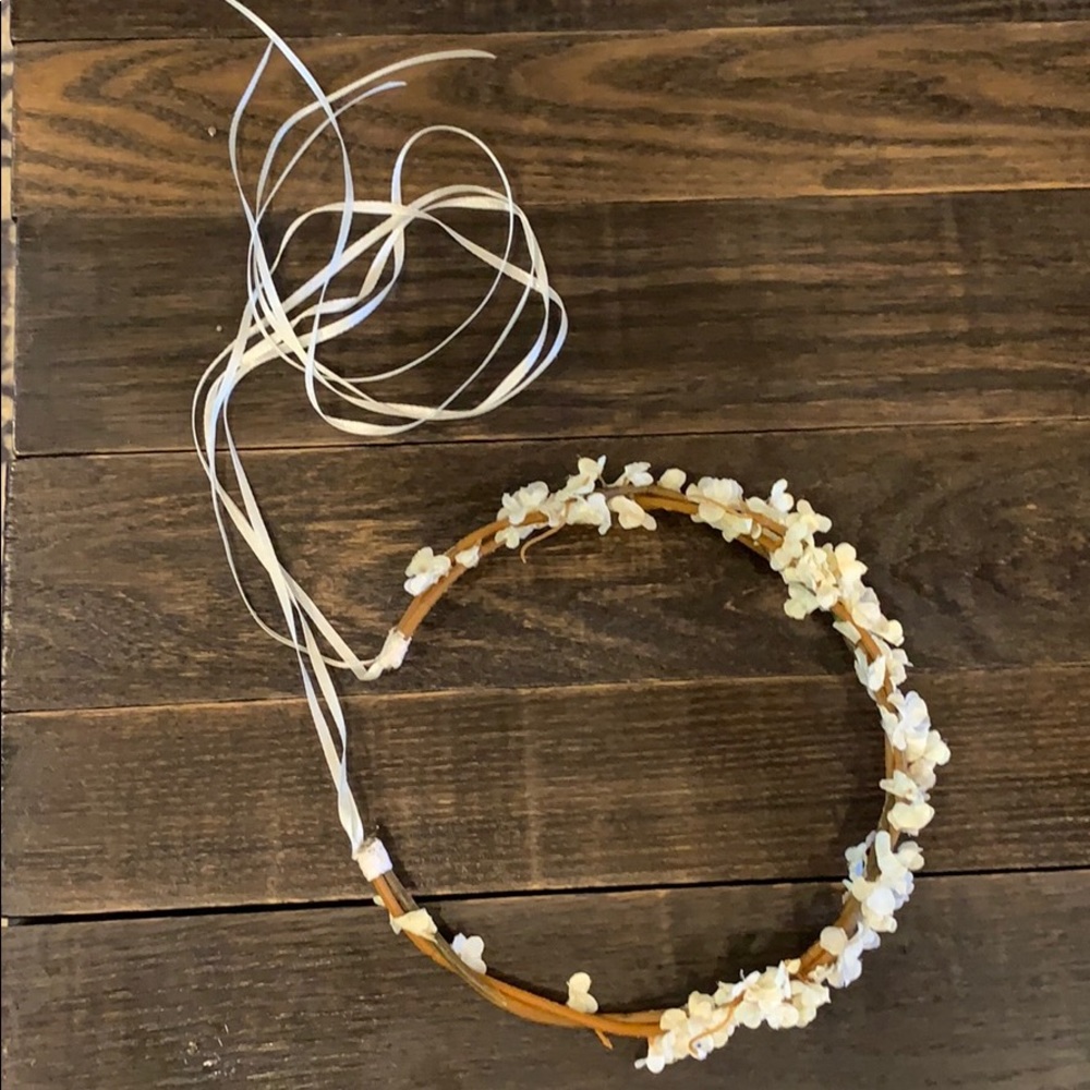 Flower girl/bride headband
